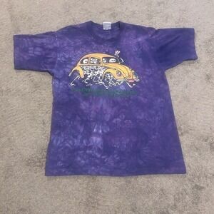 Vintage 1994 Grateful Dead T-Shirt Keep On Truckin Liquid‎ Blue Large